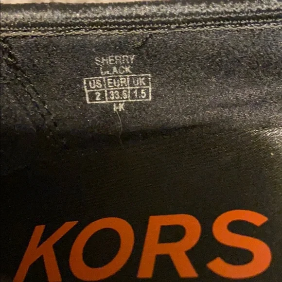 Michael Kors Black Sherry Suede Zipper Wedges Sz 2 - Picture 7 of 7